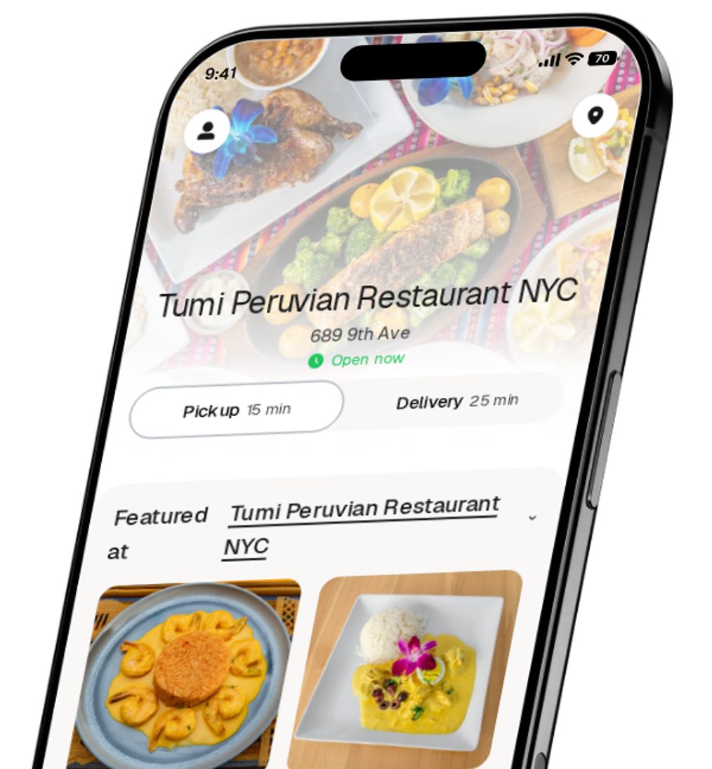 Tumi Peruvian Restaurant NYC app preview