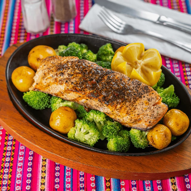 Grilled Salmon.